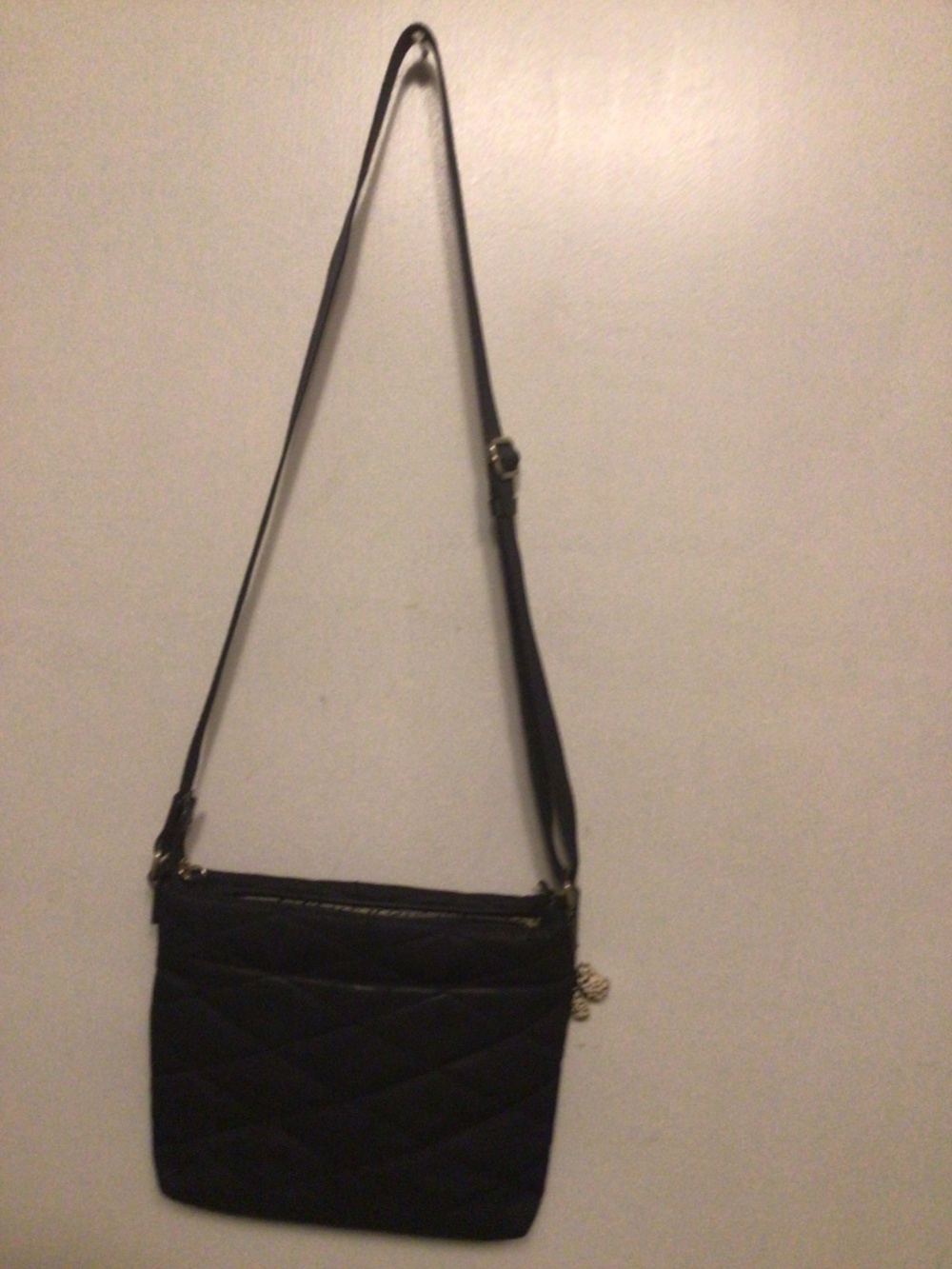 Ridley London quilted cross body bag with adjustable nylon strap - Picture 6 of 11
